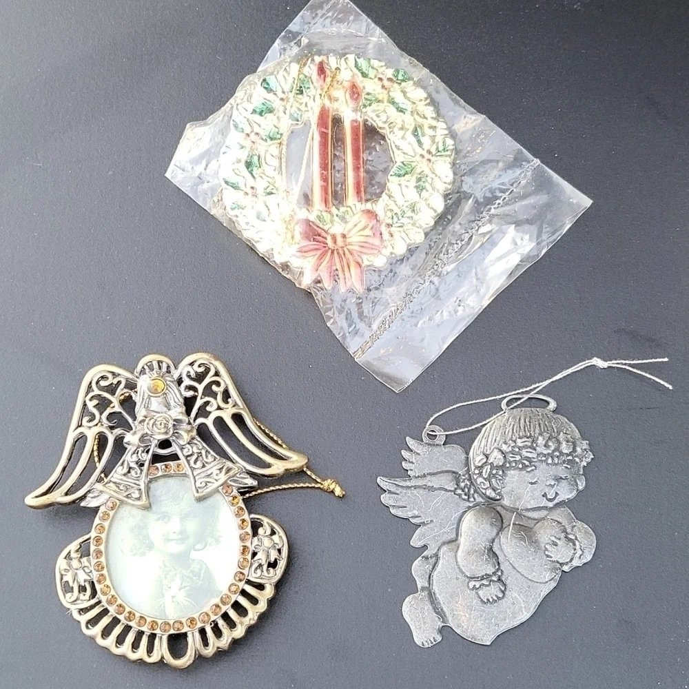 3 PC Christmas Ornament set